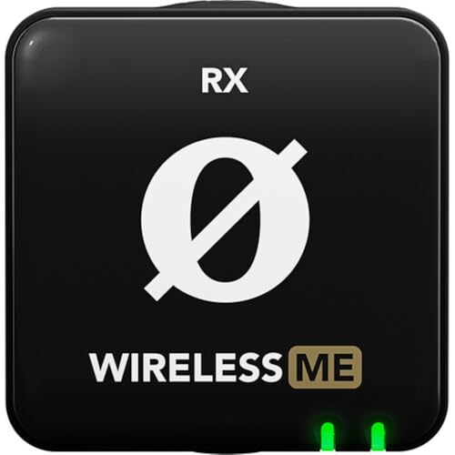 RØDE Wireless ME Dual Set Ultra-Compact Wireless Microphone System with Built-in Microphones, GainAssist Technology and 100m Range for Filmmaking, Interviews and Content Creation (Black) - style: WIME Dual