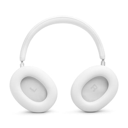JBL Live 780NC - Noise Cancelling Headphones - White | JBL Signature Sound with Hi-Res Audio wired and wireless, True Adaptive Noise Cancelling 20, real time calibration - color: White