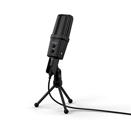 Urage Gaming microphone "Stream 700 HD" (cable length 2.5 m, USB, with stand, 30 Hz - 18 kHz, 2200 Ω) Black