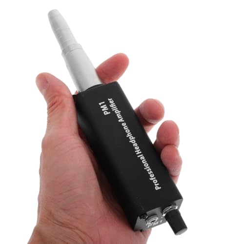 BESPORTBLE Portable and Single Channel Headphone Amplifier Converter with XLR Input, Mini Stereo Audio Gain Control, Lightweight Volume Amplifier for Digital Use