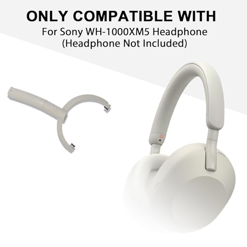 Adhiper Swivel Hinge Repair Kit for Sony WH-1000XM5 Headphone,Silver-Left | Durable Replacement Headband Hanger Bracket Parts Accessories,As Same As The OEM,for Professionals/People Who Like Challenges