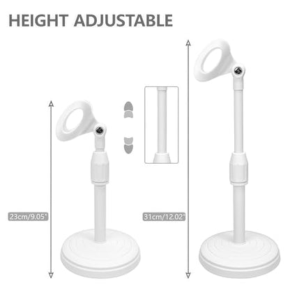 Musiin Desktop Microphone Stand with Phone Holder Replacement Head