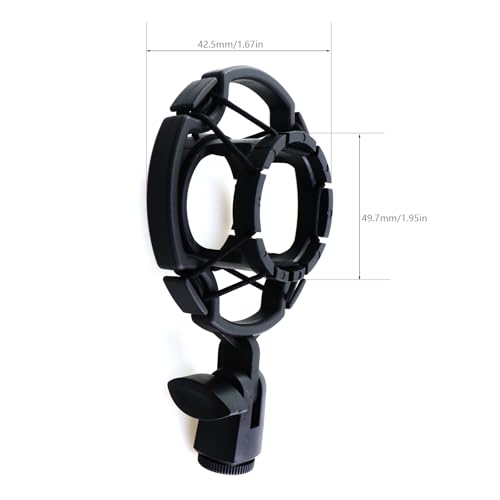 Universal ABS New Material Microphone Shock Mounts Diameter 42-46mm Suspension Damping Absorbers Buffer Stand