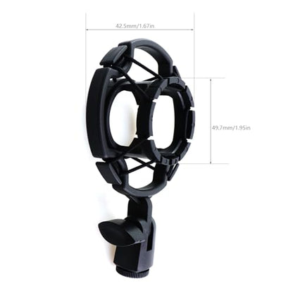Universal ABS New Material Microphone Shock Mounts Diameter 42-46mm Suspension Damping Absorbers Buffer Stand