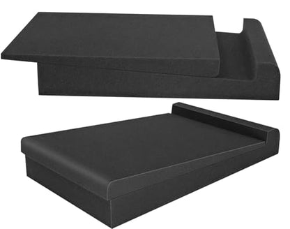 2 Pack Studio Monitor Isolation Pads for 5-6 Inches Speakers Sound Insulation Studio Foam Prevents Vibrations Acoustic Speaker Isolation Pad High Density Fits Most Stands - size: Midium