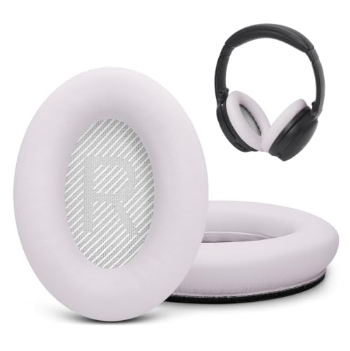 GEVO Premium Replacement Ear Pads for Bose QC35 & QC35ii Headphones - Pink | Fits QuietComfort 35 & 35ii / SoundLink 1&2 AE（Over-Ear）- Soft Protein Leather · Adaptive Memory Foam and Extra Durable - color: Petal Pink