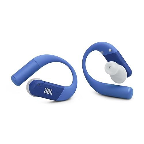 JBL Endurance Peak 4 - Cancelling Sport Earbuds - Blue | Adaptive Noise Cancelling with Smart Ambient, IP68 water and dust proof, Secure fit with TwistLock design - color: Blue