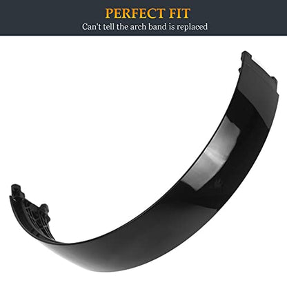 Studio 2 Headband as Same as The OEM Arch Band B0501 Replacement Parts Accessories Compatible with Beats by Dr. Dre Studio2 Wired/Wireless (Model B0500/B0501) Headphones (Gloss Black) - color: Gloss Black