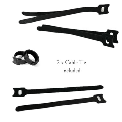 Microphone Boom Pole Mounting Kit with Cradle and 2.5-inch Grip Head - Sturdy Metal Holder for C-Stands and Mic Stands - Audio Recording and Boompole Support - black