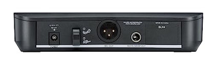 Shure BLX14/B98 Instrument Audio System H10 Band (542–572 MHz) – BLX4 Receiver, BLX1 Bodypack & BETA 98H/C Clip-On Mic for Brass, Woodwinds & Percussion, Up to 14 Hr Battery, 300 ft Range - style: Standard