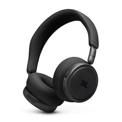 JBL Live 680NC - Noise Cancelling Headphones - Black | JBL Signature Sound with Hi-Res Audio wired and wireless, True Adaptive Noise Cancelling 20, real time calibration - color: Black