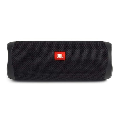 JBL FLIP 5, Waterproof Portable Bluetooth Speaker, Black, Small | Sounds better than ever, Bring the party anywhere, Make a splash with IPX7 waterproof design, A rainbow of colours - color: Black
