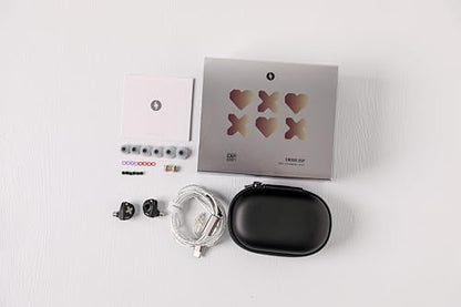 Linsoul SIMGOT EW300 1DD+1Planar+1PZT Hybrid Driver in Ear Monitor, Wired Earbuds IEM, Gaming Earbuds with Detachable Nozzles & Kiwi Ears Allegro Mini Portable IEM DAC, in Ear Monitor Amplifier