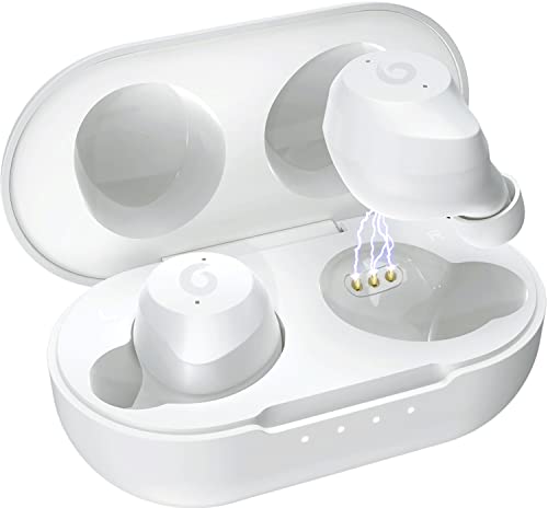 X9 Wireless Earbuds Bluetooth 5.3 Headphones Waterproof Stereo Earphones in Ear Touch Control with Microphone Headset with Deep Bass for Sport, Gaming and Running(White) - color: White