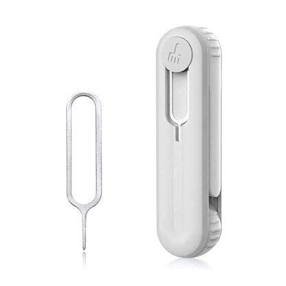 4-in-1 Cleaner Kit for Earbud and Phone,Cleaning Brush Pen Tool with Soft Brush,Cleaning Cotton Head and Card Pin,Multifunction Dust Removal Tool for Phone Speaker Charging Port - color: Grey