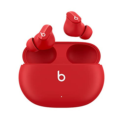 Beats Studio Buds - True Wireless Noise Cancelling Earbuds - Compatible with Apple & Android, Built-in Microphone, IPX4 Rating, Sweat Resistant Earphones, Class 1 Bluetooth Headphones - Red - color: Red, style: Studio Buds