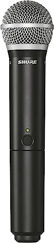 Shure BLX2/PG58 Handheld Transmitter with PG58 Capsule - H9 Band | Handheld vocal transmitter with PG58 capsule for BLX wireless systems; receiver sold separately - style: Handheld Transmitter w/ Mic Capsule Only