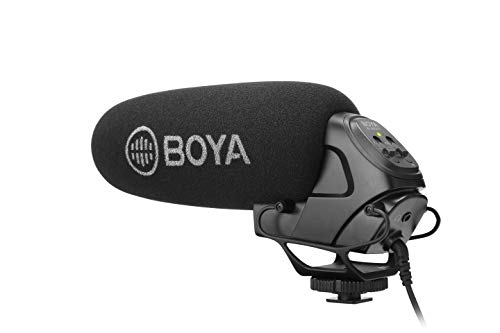 Boya BY-BM3031 – Supercardioid Condenser Microphone That Delivers Sound for DSLRs, camcorders, Audio recorders and More, Black - style: BY-BM3031