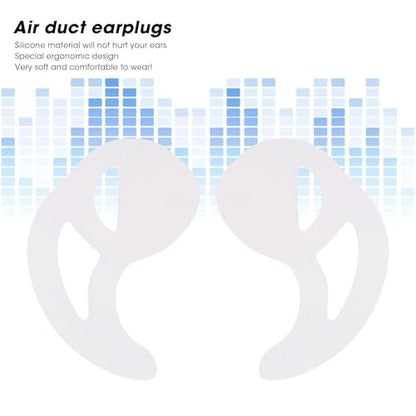 5pairs Silicone Fin Earmold Replacement Earbud Tips, Silicone Fin Ear Mold for Two Way Radio Earpiece Replacement Earmold Earbud Tips Earphone Accessories Eartips Adapters for in Ear Earphones(S)