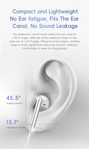 XOX KT03 Headphones with Karaoke HD Lavalier Microphone and Real-Time Ear Monitoring (Splitter Adapter,3.5mm, White) - color: White, style: 3.5mm jack
