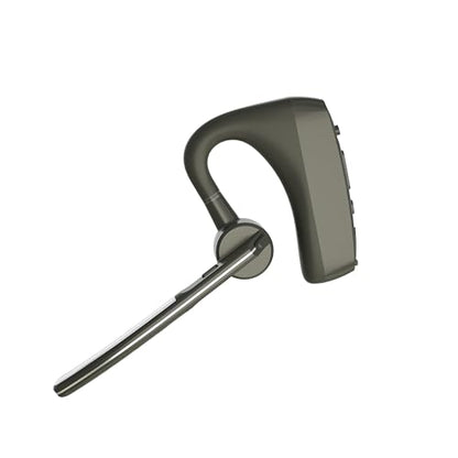 Bluetooth Headset Wireless Headphones Over Earbud Hook with Long Mic | Pro Noise Cancelling Ear Piece Handsfree for Work Turcker Driving Cellphone Laptop Calls,Privacy Mute,8-20Hrs Use