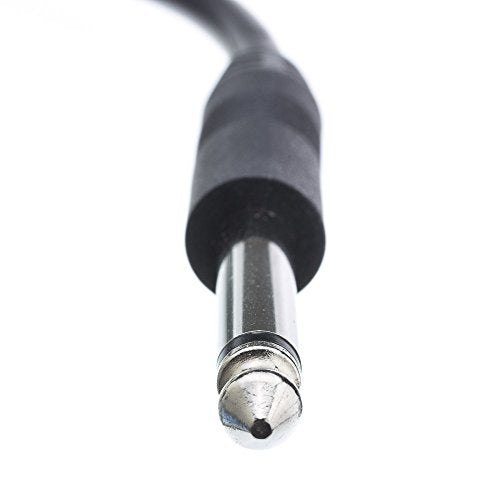 CableWholesale 3-Pin XLR Male to 1/4" Mono Male Audio Cable, 24 AWG Microphone Cable, 6 feet - style: XLR Male to 1/4-Inch Mono Male