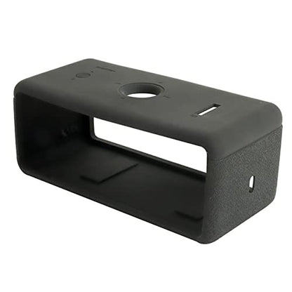 DAYJOY Soft Silicone Protective Bumper Frame Case Cover Compatible with Marshall EMBERTON Portable Bluetooth Speaker, Protective Skin Sleeve with Carabiner (Black) - color: black