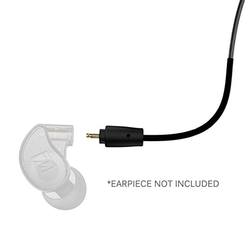 MEE Audio MX PRO Series M6 PRO 72-inch Extended-Length Stereo Audio Cable (Black) - color: Black, size: 72 inches, style: Stereo Audio Cable