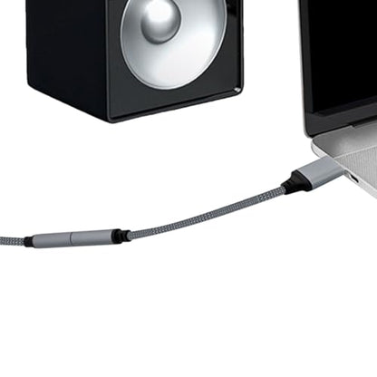 USB to 3.5mm Jack Audio Adapter 3.5mm Audio Adapter Jack Stereo Converter | Audio Jack External Stereo Sound Card Built-In Decoding Chip for Headphone Headset PC Laptop Desktop - size: 10cm