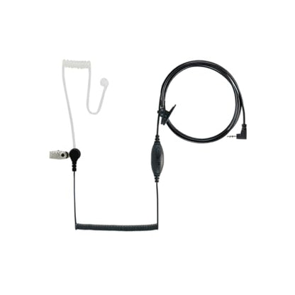 Cobra GA-SV01 Surveillance Walkie Talkie Headset Microphone, Black | Compatible with all Cobra MicroTalk Two-Way Radios, Silicone Ear Tip - style: Surveillance Headset Mic