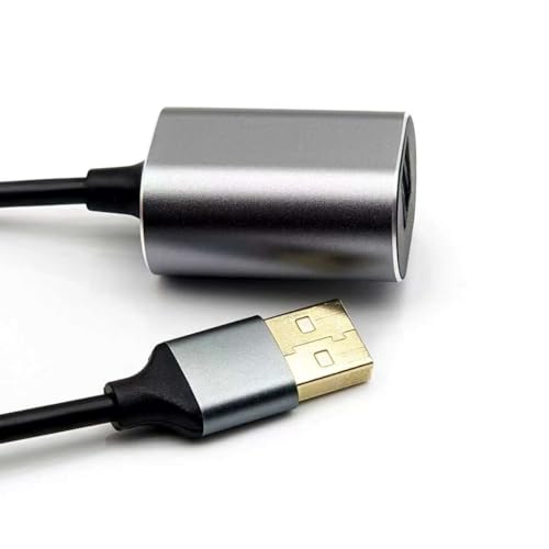 USB-A to Toslink Optical Audio Adapter Cable | SPDIF Digital Audio Converter for PC, Laptop, Home Theater, Soundbar, DAC, AV Receiver - Plug and Play, No Driver Required