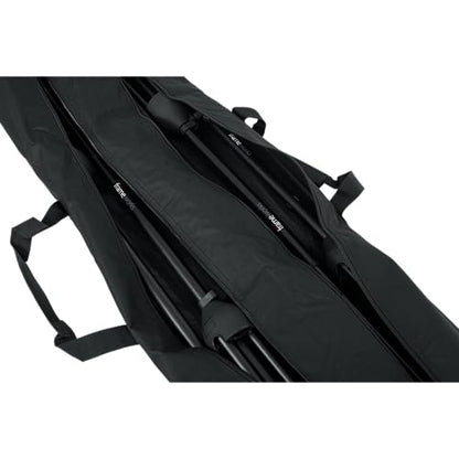 Gator Cases Speaker Stand Carry Bag with Dual Compartment and 58" Interior, Holds (2) Stands (GPA-SPKSTDBG-58DLX) - size: 58" Long - Dual Compartment