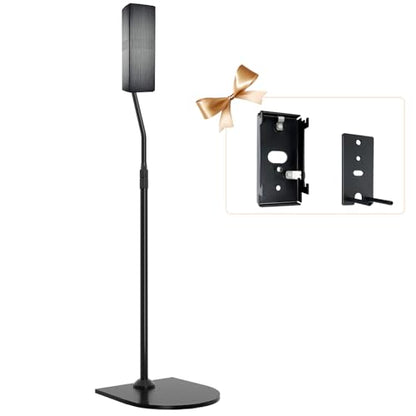 Pack of 1 Height Adjustable Stand for Bose Speaker Stands, with Slideconnect Bracket, for Surround 700, OmniJewel Lifestyle 650, CineMate GS Series II, for Bose 700 Speakers Stands