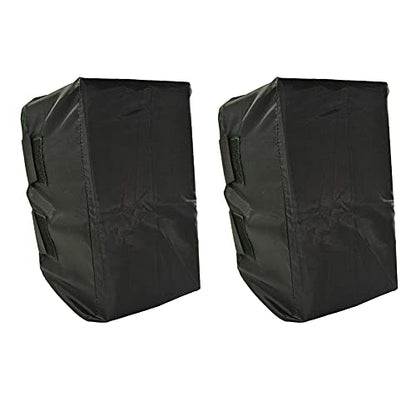 Outdoor Speaker Cover 2 Pack Bags Waterproof Wall Mounted Speaker Protection with Windproof Elastic Cord - size: 2pack