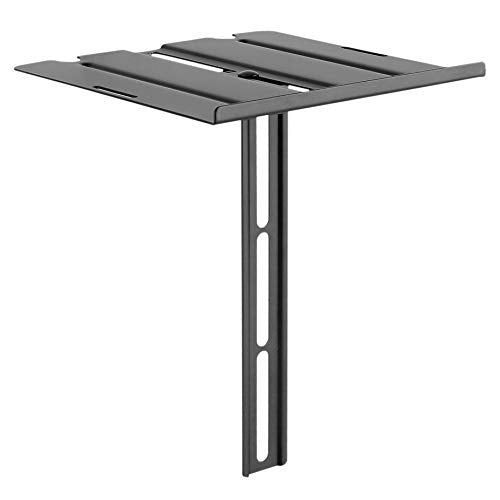 Mount-It! Floating TV Shelf – Dual Wall or TV Mountable AV Shelf – for Cable Boxes, Streaming Devices & Consoles – Steel with Vents & Safety Lip – Easy Installation – Space-Saving Design (6.6 lbs)