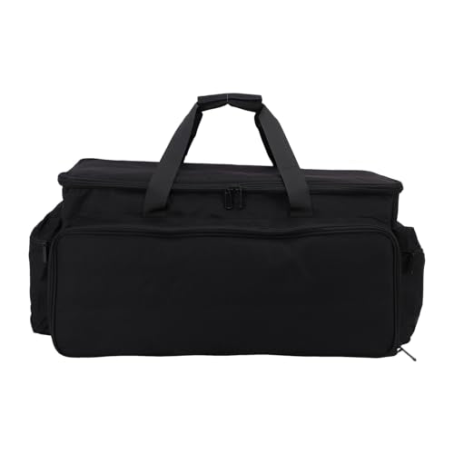 banapoy Large DJ Cable Bag, Travel DJ Cable File Gig Organizer Bag with Detachable Dividers for Equipment and Music Accessories, Carrying Storage Case for Musicians, Professional
