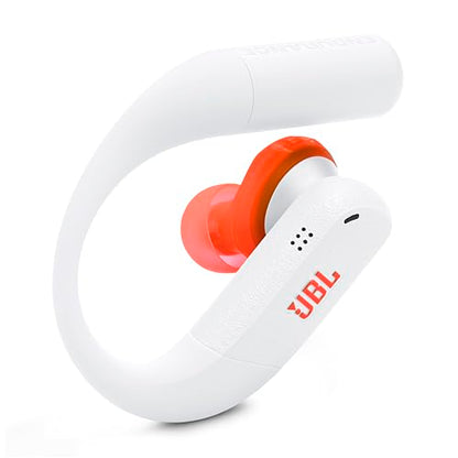 JBL Endurance Peak 4 - Cancelling Sport Earbuds - White | Adaptive Noise Cancelling with Smart Ambient, IP68 water and dust proof, Secure fit with TwistLock design - color: White