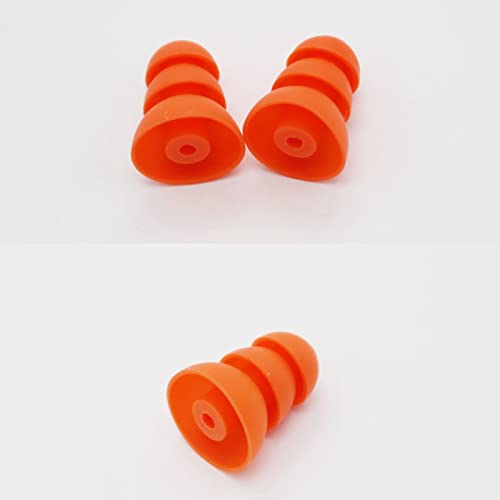 4 Pairs Replacement Silicone Ear Tips for Se846 Se535 Se215 and Inner Hole 2.0‑3.5mm Earbud, Great Seal and Sound Isolation, Silicone Replacement Earbud Ear Buds Tips, Ergonomic Design