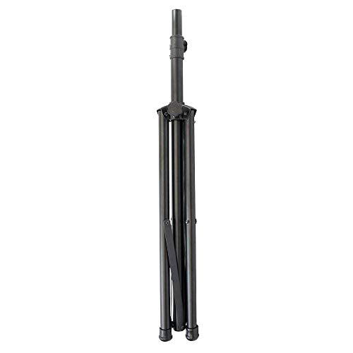 Pyle Universal Stand Kit-Height Adjustable 3.6’ -5.6’ Tall Sound Equipment Tripod Mount for Speakers w/ 35mm Insert-Home, Stage, Studio Use-(2), 21’ ft 1/4" Audio Cable (PMDK102)