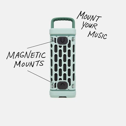 Turtlebox Ranger, Ultra-Portable Bluetooth Speaker, Waterproof, River Rock - color: River Rock