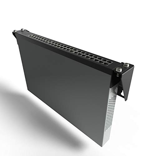 1U 19 Inches Steel Wall Mountable Simple Vertical Rack | Networking Equipment Rack Including Hardware for Assembly (1U) - size: 1U