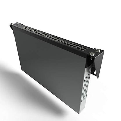 1U 19 Inches Steel Wall Mountable Simple Vertical Rack | Networking Equipment Rack Including Hardware for Assembly (1U) - size: 1U