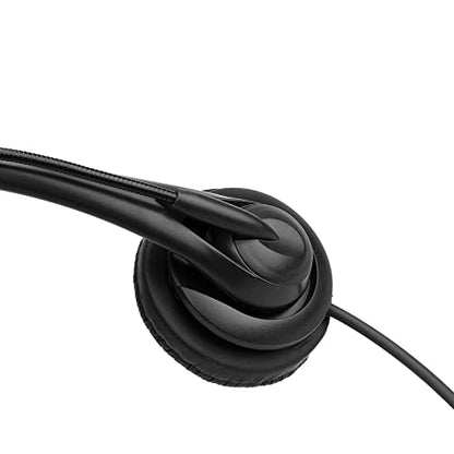 Retevis Overhead Walkie Talkie Headset, Boom Mic, for RT22/RT68/RT21/H777 | Adjustable Headband, 2 Pin, Compatible with Pxton, Baofeng, Kenwood Walkie Talkie, Walkie Talkie Earpiece with Mic (1 Pack)