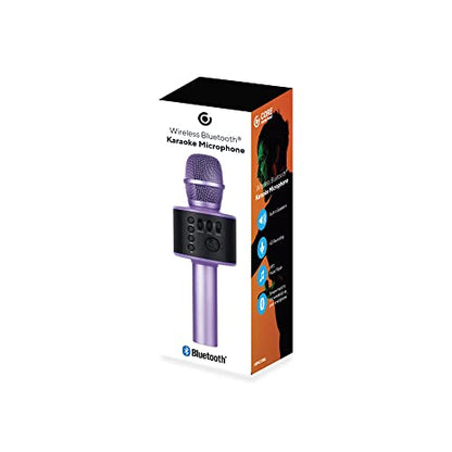 Wireless Bluetooth Karaoke Microphone with Built-in Speakers + HD Recording, Portable Handheld Mic | Lilac - style: Lilac