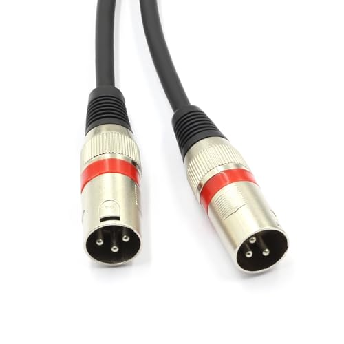 XLR Splitter Cable - XLR Female to Dual Male 3 Pin Patch Y Cable Balanced Microphone Splitter Cord Audio Adapter (50CM) - color: XLRF-2XLRM-50CM-1PACK
