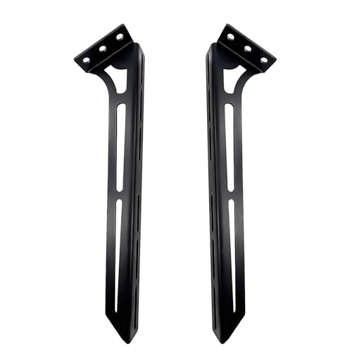 Steel Floor & Wall Mount Amplifier Rack Laser-Cut Audio Equipment Rack for Car Audio Sound System Coated with Black Powder