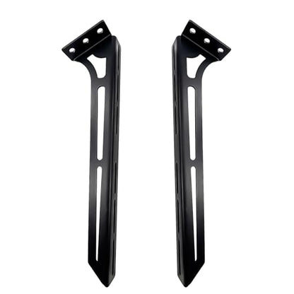 Steel Floor & Wall Mount Amplifier Rack Laser-Cut Audio Equipment Rack for Car Audio Sound System Coated with Black Powder