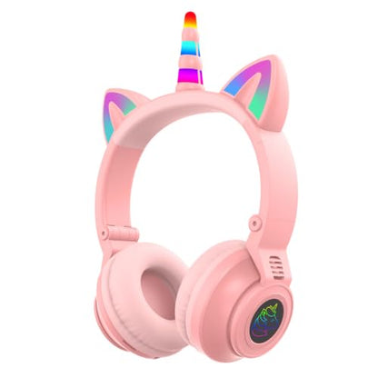 Kids Wireless Bluetooth Headphones for Ages 2+ - color: Pink