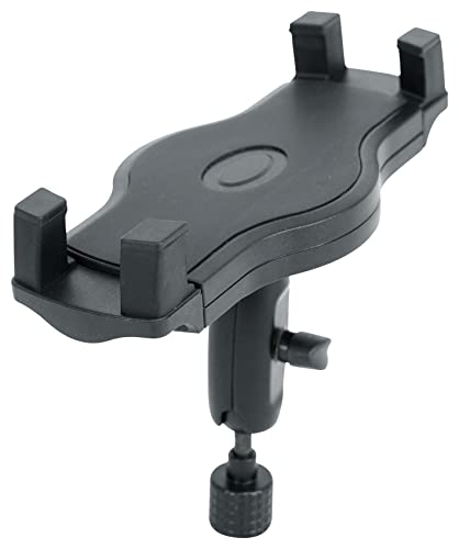 Rockville DMS40 40" Mic Boom Arm Podcast Stand with iStand 22 Tablet Holder | Desk Clamp, Steel Frame, Internal Springs, Fits 4.7" to 12.9" iPad/Smartphone/Tablet, 360° Swivel Mount, Studio, 2-Items