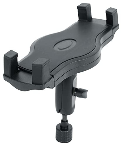 Rockville DMS40 40" Mic Boom Arm Podcast Stand with iStand 22 Tablet Holder | Desk Clamp, Steel Frame, Internal Springs, Fits 4.7" to 12.9" iPad/Smartphone/Tablet, 360° Swivel Mount, Studio, 2-Items